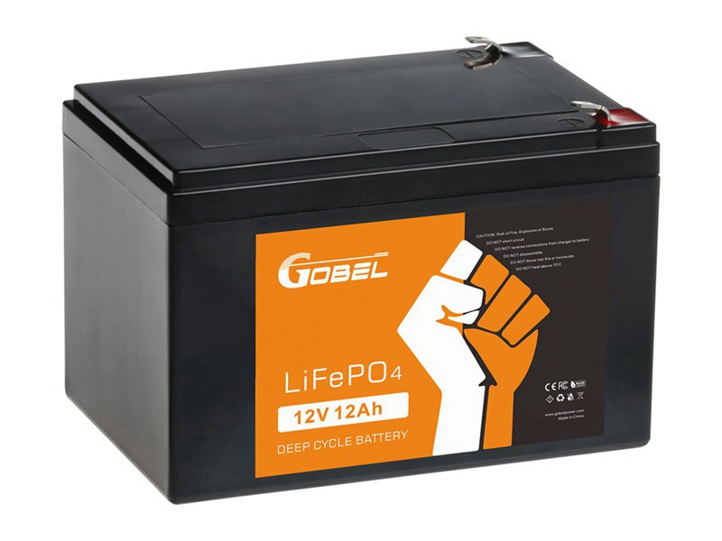 Gobel 12V 12Ah LiFePO4 Battery