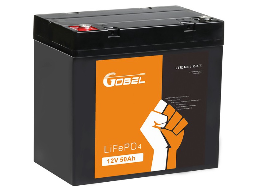 Gobel 12V 50Ah LiFePO4 Battery