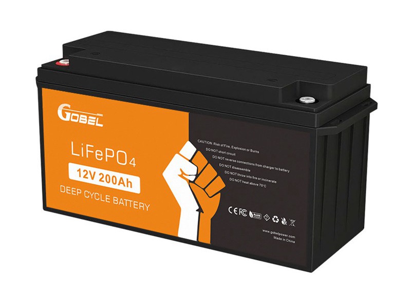 Gobel 12V 200Ah LiFePO4 Battery