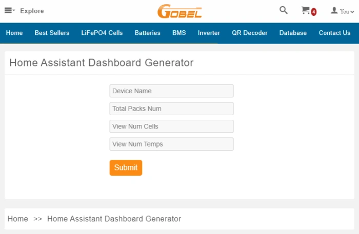 Home-Assistant-Dashboard-Generator-GobelPower-com