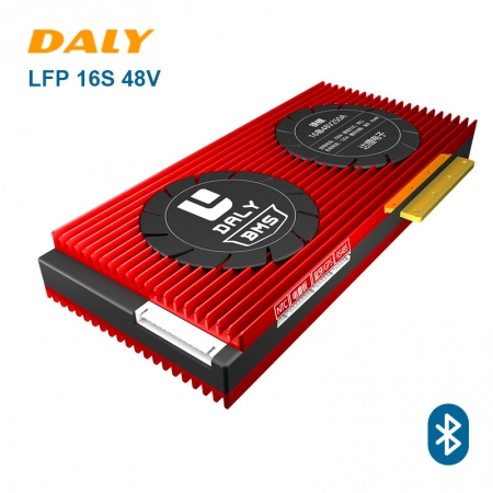 Daly Smart 16S 300A 48V LiFePO4 BMS Common Port with Balance Bluetooth Fan