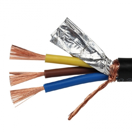 RVVP 3-Core Pure Copper Shielded Cable