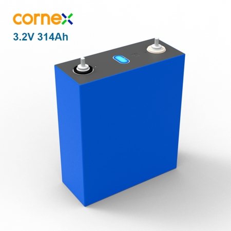 Cornex Grade A 3.2V 314Ah Rechargeable LiFePO4 Battery Cell