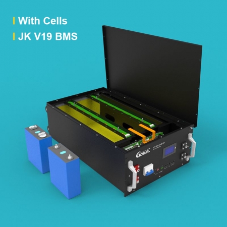 EU Stock Gobel Power 51.2V LiFePO4 Battery Case DIY Kit with EVE 314Ah Cells