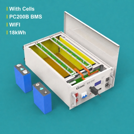Gobel Power 51.2V 18kWh LiFePO4 DIY Battery Kit | EVE 356Ah Cells & Pace PC200 BMS