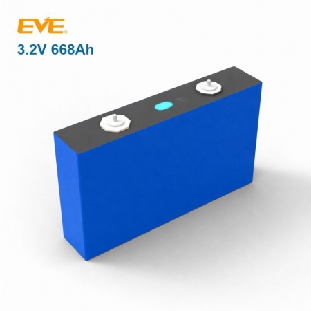 EVE Grade A 668Ah 2.15kWh LF668 3.2V Rechargeable LiFePO4 Battery Cell for Energy Storage Systems