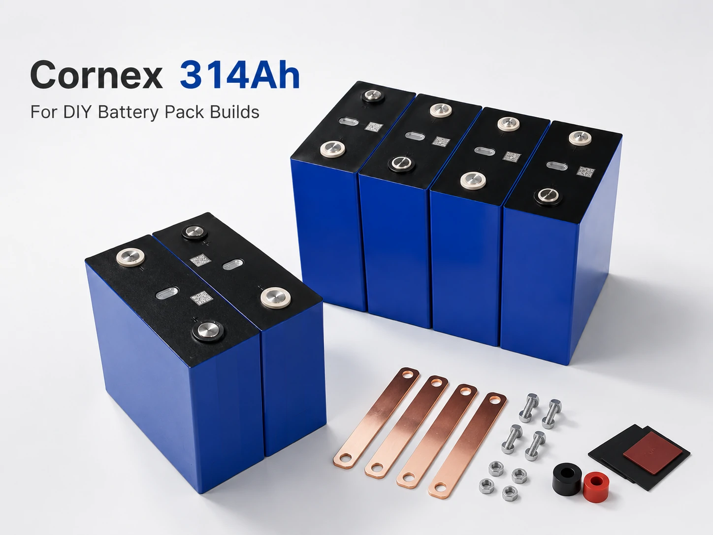 Cornex 314Ah LiFePO4 cell for DIY battery pack builds