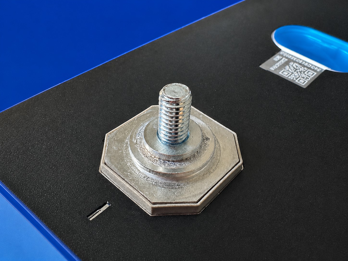 EVE MB31 M6 terminal close-up on HSEV Grade A+ LiFePO4 battery cell