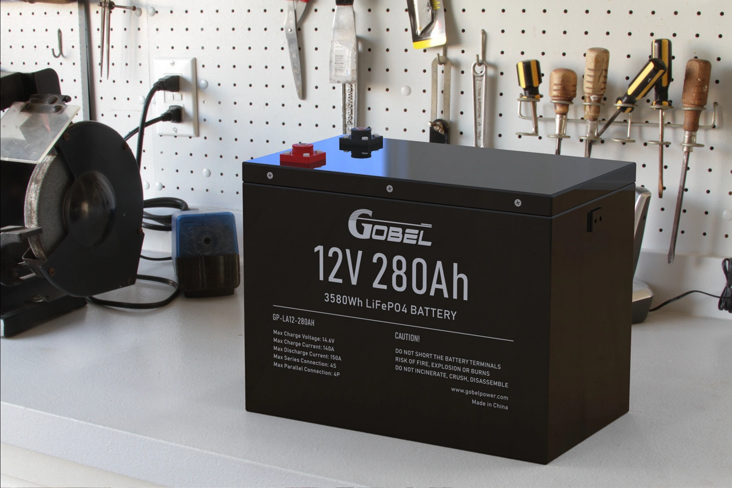 gobel power 12V 280Ah LiFePO4 Battery, Deep Cycle Applications