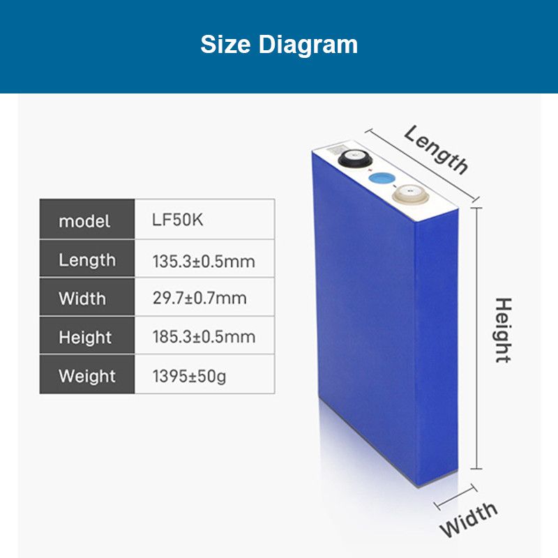 Wholesale EVE 3.2V 50Ah LiFePO4 Battery Cell Fast Charge Version