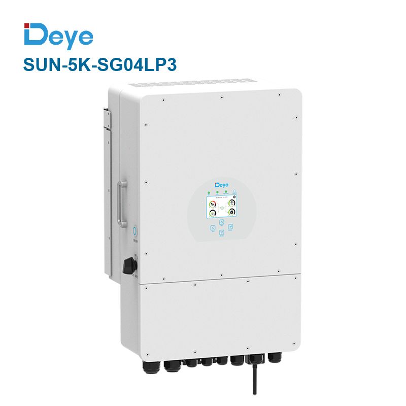 Wholesale Deye SUN-5K-SG04LP3 5kW 3 Phase 2 MPPT Hybrid Inverter for Low Voltage Battery