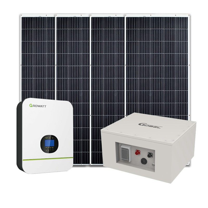 Wholesale Gobel Power Balcony Solar Storage System 3.8Kwh LiFePO4 Battery 600W Solar Pannel 3Kw Inverter