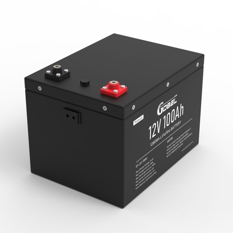 Wholesale 12V 100Ah LiFePO4 Battery GP-LA12-100AH Premium Deep Cycle Battery 1.2kWh Energy