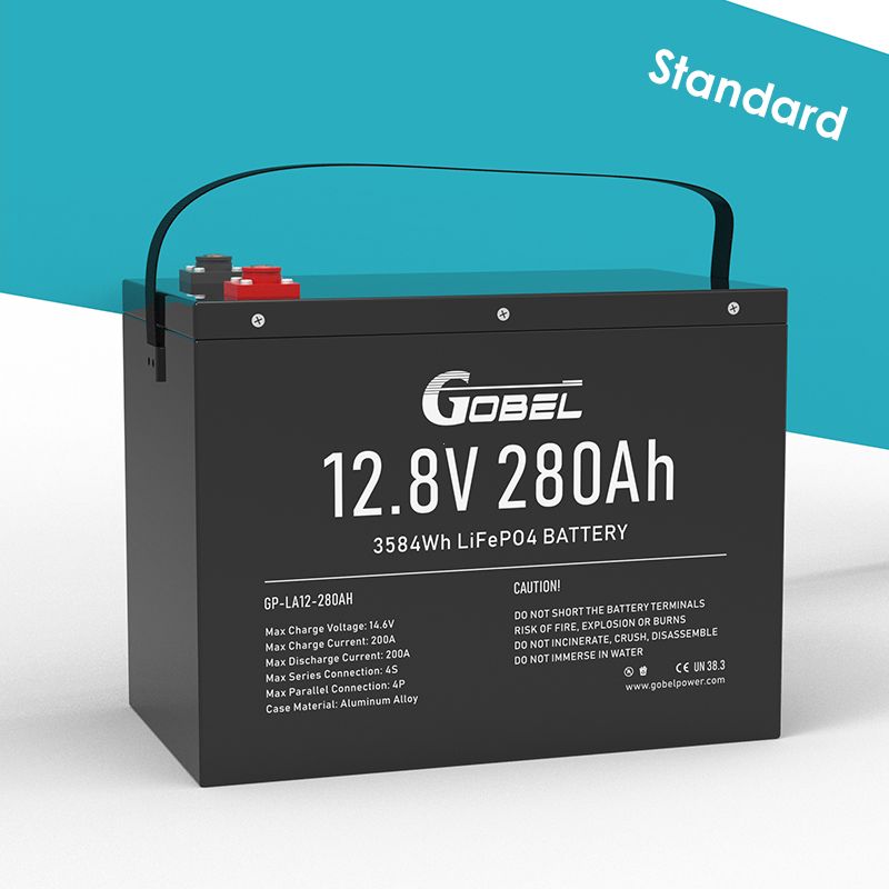 Wholesale 12V 280Ah LiFePO4 Battery GP-LA12-280AH Standard Deep Cycle Battery 3.5kWh Energy