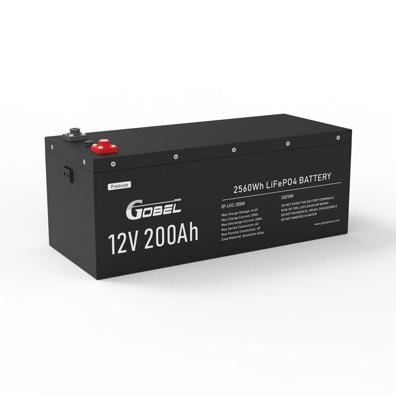 Wholesale 12V 200Ah LiFePO4 Battery Deep Cycle Marine Battery 2.5kWh Energy