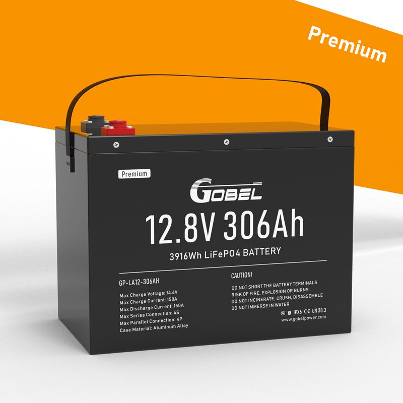 Wholesale 12V 306Ah LiFePO4 Battery Deep Cycle Marine Battery 3.5kWh Energy