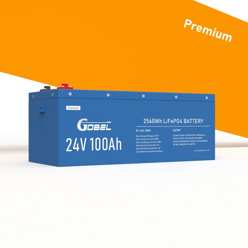 Wholesale 24V 100Ah LiFePO4 Battery Deep Cycle Marine Battery 2.5kWh Energy