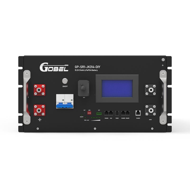 Wholesale 51.2V 16S LiFePO4 Battery Pack DIY Kit Case with JK BMS WIFI Function