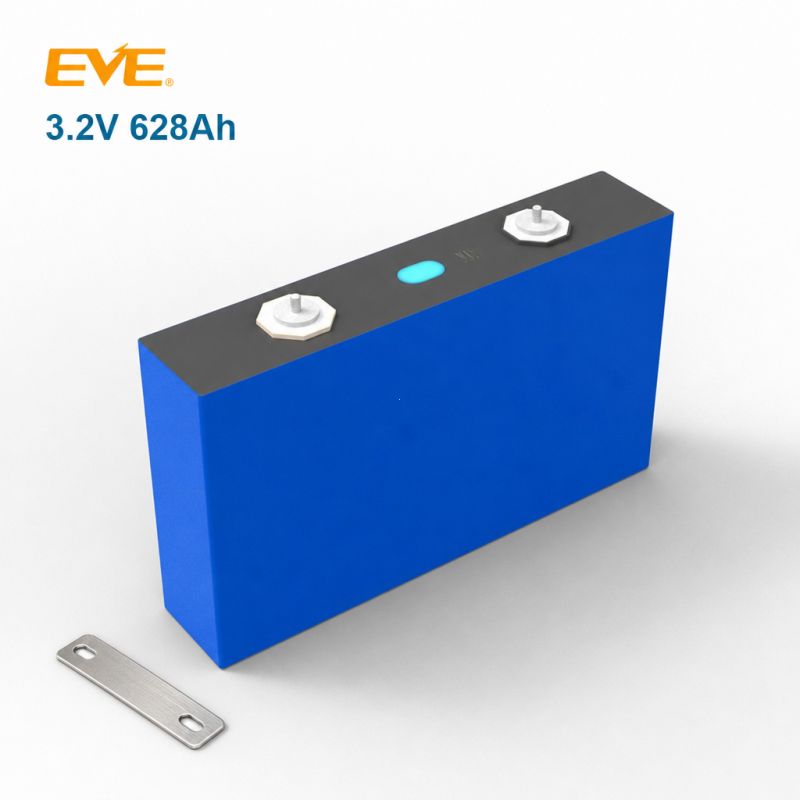 Wholesale EU Stock EVE MB56 3.2V 628Ah LiFePO4 Battery Cell 8000 Cycles
