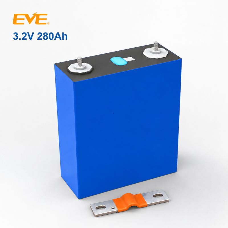 Wholesale EU Stock Grade HSEV-  EVE 3.2V 280Ah Rechargeable LiFePO4 Battery Cell